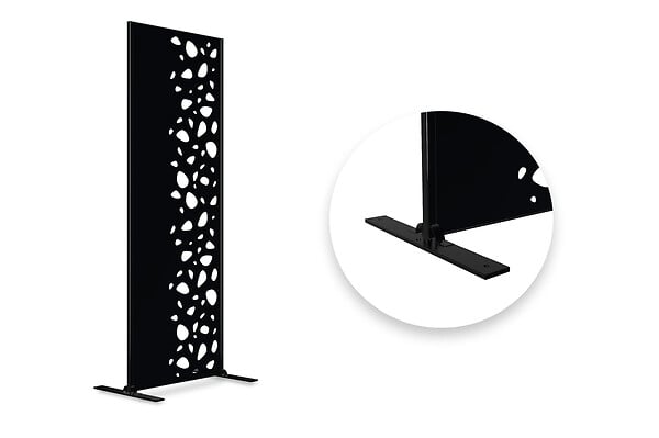 CASANOOV - Casanoov Panneau décoratif SUNNY noir H.160  cm motifs côté droit - large