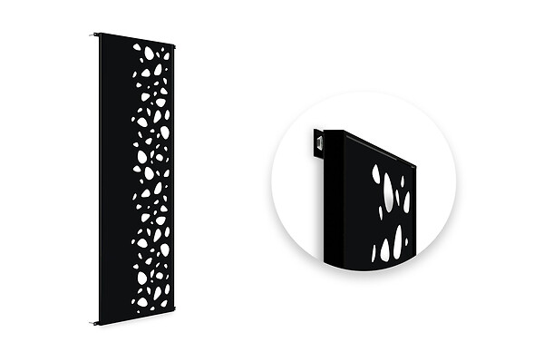 CASANOOV - Casanoov Panneau décoratif SUNNY noir H.160  cm motifs côté droit - large