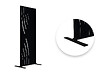 CASANOOV - Casanoov Lot de 3 panneaux décoratifs VELETA Noir H.160  cm motifs côté gauche - vignette