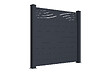 CASANOOV - Casanoov Lot de 2 kits de clôture aluminium VELETA H.170   cm - kits complet 3.8m - vignette