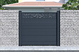 CASANOOV - Casanoov Kit clôture aluminium semi-ajourée ADULA – H.170   cm – L.1,90 m – kit complet - vignette