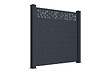 CASANOOV - Casanoov Kit clôture aluminium semi-ajourée ADULA – H.170   cm – L.1,90 m – kit complet - vignette