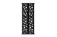 CASANOOV - Casanoov Lot de 3 panneaux décoratifs SUNNY Noir H.160  cm motifs sur les côtés - vignette