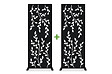 CASANOOV - Casanoov Lot de 2 panneaux décoratifs FOLYA noir H.160  cm motif intégral - vignette