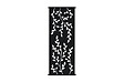 CASANOOV - Casanoov Lot de 2 panneaux décoratifs FOLYA noir H.160  cm motif intégral - vignette