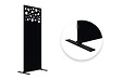 CASANOOV - Casanoov Lot de 2 panneaux décoratifs SUNNY Noir H.160  cm motifs sur le haut - vignette