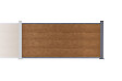 CASANOOV - Casanoov Clôture composite Stockhorn 10 m H.90   cm sur plaque finition teck - vignette