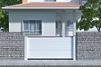 CASANOOV - Casanoov Lot de 5 kits de clôture aluminium NIESEN H.90   cm blanc - kits complet 9.5 m - vignette