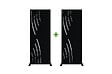 CASANOOV - Casanoov Lot de 2 panneaux décoratifs VELETA Noir H.160  cm motifs côté gauche - vignette