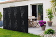 CASANOOV - Casanoov Lot de 2 panneaux décoratifs VELETA Noir H.160  cm motifs côté gauche - vignette
