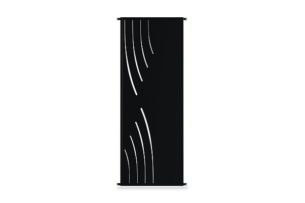 CASANOOV - Casanoov Lot de 2 panneaux décoratifs VELETA Noir H.160  cm motifs côté gauche - large