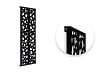 CASANOOV - Casanoov Panneau décoratif SUNNY noir H.160  cm motifs sur les côtés - vignette