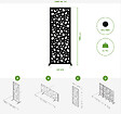 CASANOOV - Casanoov Panneau décoratif SUNNY noir H.160  cm motifs intégral - vignette