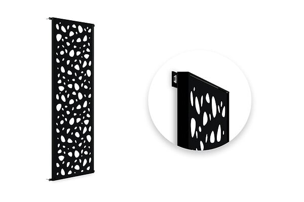 CASANOOV - Casanoov Panneau décoratif SUNNY noir H.160  cm motifs intégral - large