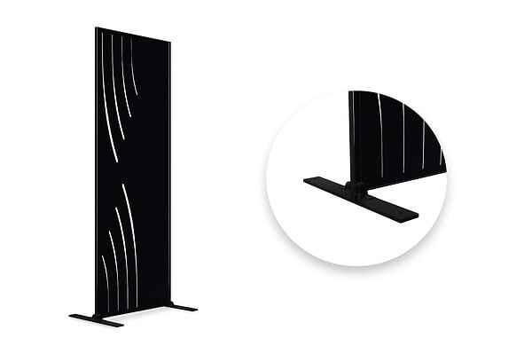 CASANOOV - Casanoov Panneau décoratif VELETA noir H.160  cm motifs côté gauche - large