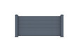 CASANOOV - Casanoov Lame de clôture aluminium 1.9m pleine NIESEN H.90   cm - Kit complet - vignette