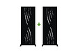 CASANOOV - Casanoov Lot de 2 panneaux décoratifs VELETA Noir H.160  cm motifs intégral - vignette