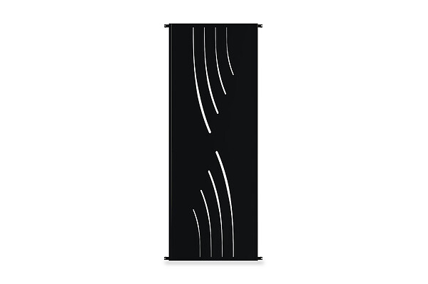 CASANOOV - Casanoov Lot de 2 panneaux décoratifs VELETA Noir H.160  cm motifs intégral - large