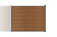 CASANOOV - Casanoov Clôture composite Stockhorn 10 m H.150   cm sur plaque finition teck - vignette