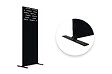 CASANOOV - Casanoov Lot de 2 panneaux décoratifs ARLBERG Noir H.160  cm motifs sur le haut - vignette