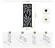 CASANOOV - Casanoov Lot de 3 panneaux décoratifs FOLYA noir H.160  cm motif intégral - vignette