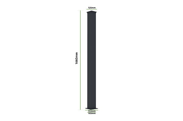CASANOOV - Casanoov Lot de 20 kits de clôture aluminium NIESEN H.170   cm - kits complet 38m - large