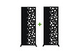 CASANOOV - Casanoov Lot de 2 panneaux décoratifs SUNNY Noir H.160  cm motifs côté droit - vignette