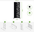 CASANOOV - Casanoov Lot de 2 panneaux décoratifs SUNNY Noir H.160  cm motifs côté droit - vignette