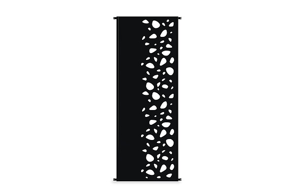CASANOOV - Casanoov Lot de 2 panneaux décoratifs SUNNY Noir H.160  cm motifs côté droit - large