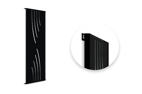 CASANOOV - Casanoov Panneau décoratif VELETA noir H.160  cm motifs intégral - large