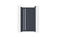 CASANOOV - Casanoov Portillon 1m GIONA H.180  cm aluminium gris - vignette