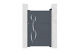 CASANOOV - Casanoov Portillon 1m LIFE H.160  cm aluminium gris - vignette