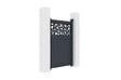 CASANOOV - Casanoov Portillon 1m ajustable en largeur DOLOMITE SUNNY H.140  cm aluminium gris - vignette