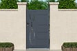 CASANOOV - Casanoov Portillon 1m LIFE H.180  cm aluminium gris - vignette