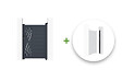 CASANOOV - Casanoov Portillon 1m VELETA H.140  cm + Kit inversion ouverture - vignette