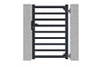 CASANOOV - Casanoov Portillon 1m ANTELAO H.140  cm aluminium gris - vignette