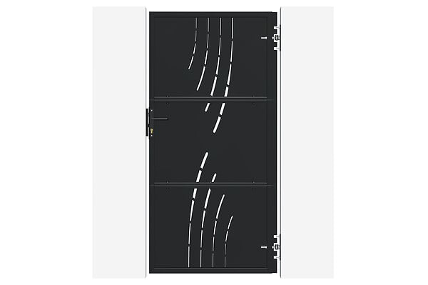 CASANOOV - Casanoov Portillon acier L.1m NALI VELETA H.200  cm noir mat - large
