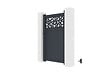 CASANOOV - Casanoov Portillon 1m ajustable en largeur DOLOMITE SUNNY H.160  cm aluminium gris - vignette