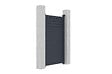 CASANOOV - Casanoov Portillon 1m CARPATIA H.180  cm + 2 Poteaux H.190  cm aluminium gris - vignette