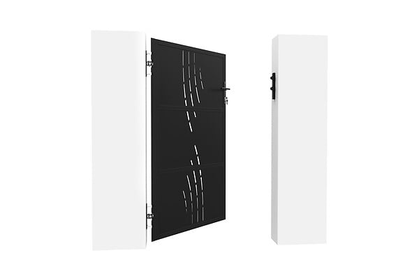 CASANOOV - Casanoov Portillon acier noir mat 1m NALI VELETA H.160 cm - large