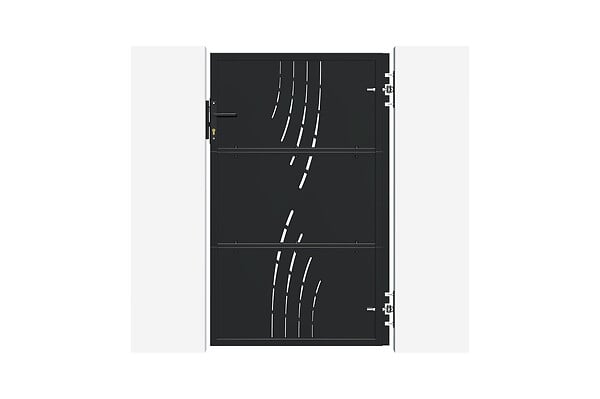 CASANOOV - Casanoov Portillon acier noir mat 1m NALI VELETA H.160 cm - large