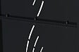 CASANOOV - Casanoov Portillon acier noir mat 1m NALI VELETA H.160 cm - vignette