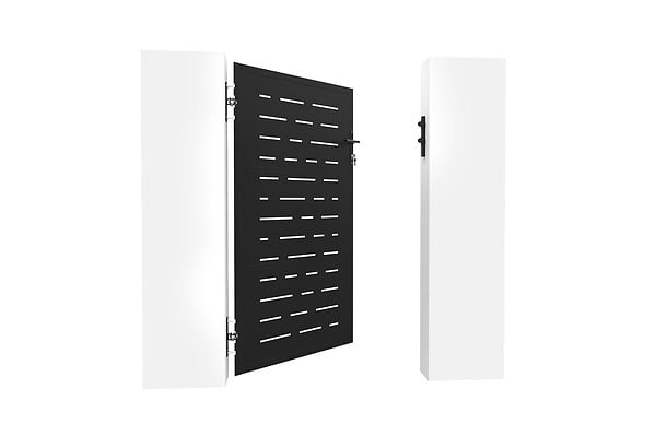 CASANOOV - Casanoov Portillon acier noir mat 1m NALI ARLBERG H.160 cm - large