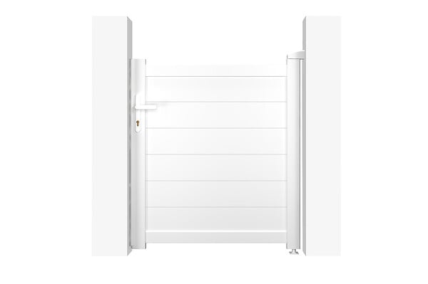 CASANOOV - Casanoov Portillon 1m EIGER H.115  cm aluminium blanc - large