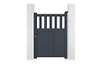 CASANOOV - Casanoov Portillon 1m SANTIS H.140  cm aluminium gris - vignette