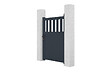 CASANOOV - Casanoov Portillon 1m SANTIS H.140  cm aluminium gris - vignette