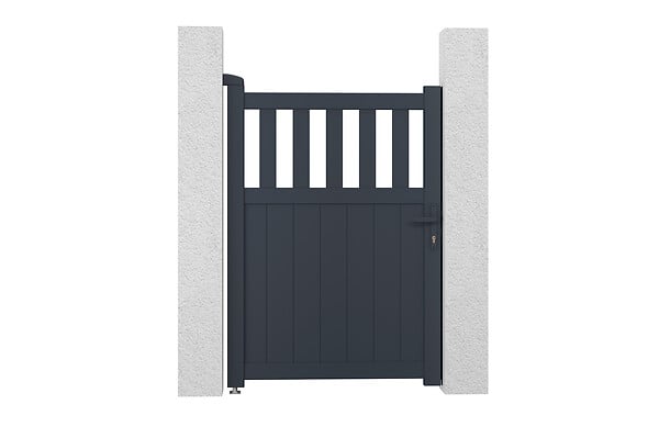 CASANOOV - Casanoov Portillon 1m SANTIS H.140  cm aluminium gris - large