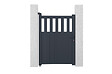 CASANOOV - Casanoov Portillon 1m SANTIS H.140  cm aluminium gris - vignette