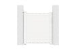 CASANOOV - Casanoov Kit d'inversion portillon coloris blanc EIGER 100x115 cm - vignette