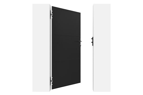 CASANOOV - Casanoov Portillon acier L.1m NALI H.200  cm noir mat - large